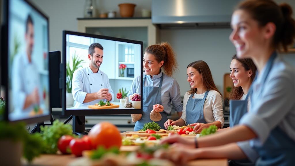 Interactive Cooking Class Session
